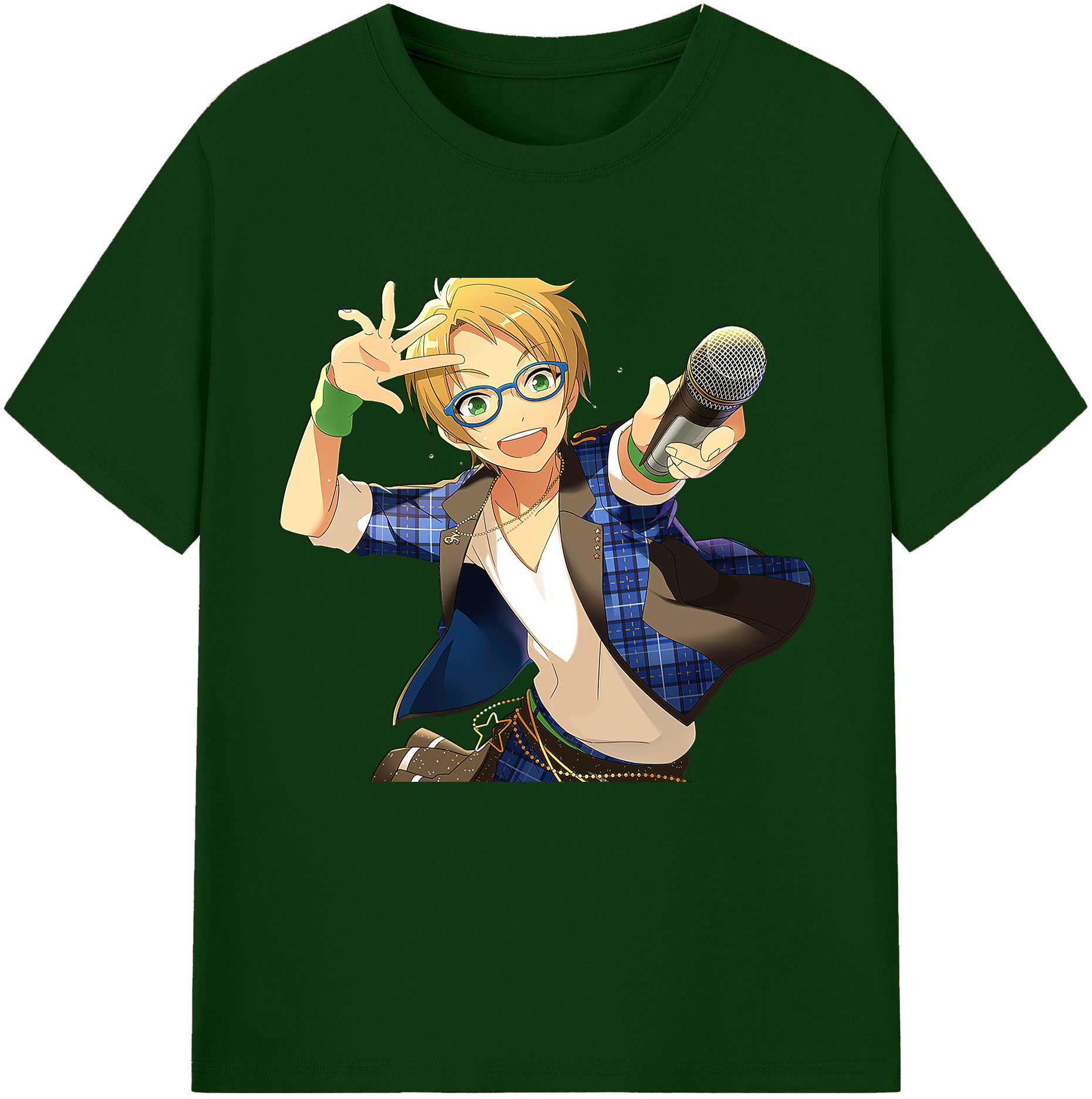 （画像用） あんさんぶるスターズ! Ensemble Stars 綿100％半袖Tシャツ（フロントプリント）